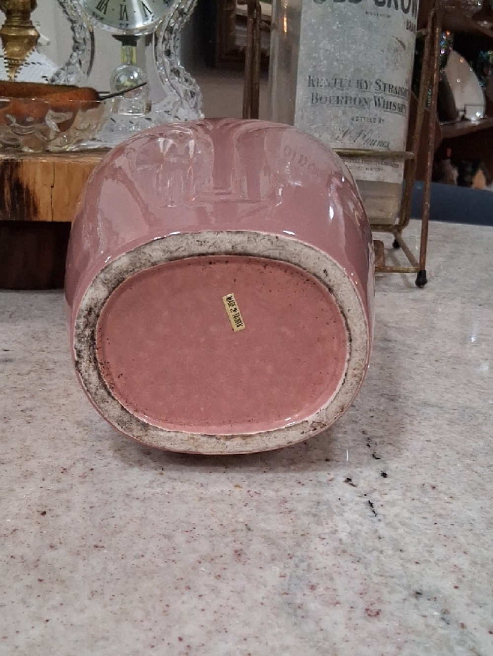 Hollywood Regency 1980s Ceramic Vase - Picture 5 of 6